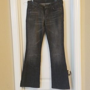 7 for all mankind dark gray jeans